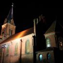 Bartoszyce, jesień 2015r. Sanktuarium św. Brunona w nocnym oświetleniu. - panoramio